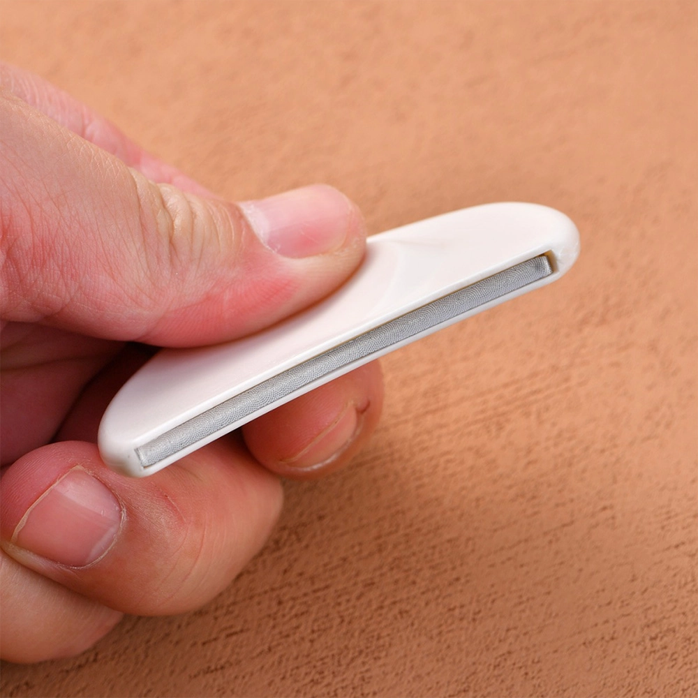 Half Moon Plastic Nail File Buffer 180 240 Grit Curved Manicure Tool for Natural Acrylic Nails Eco Friendly OEM Wholesale LNF-03