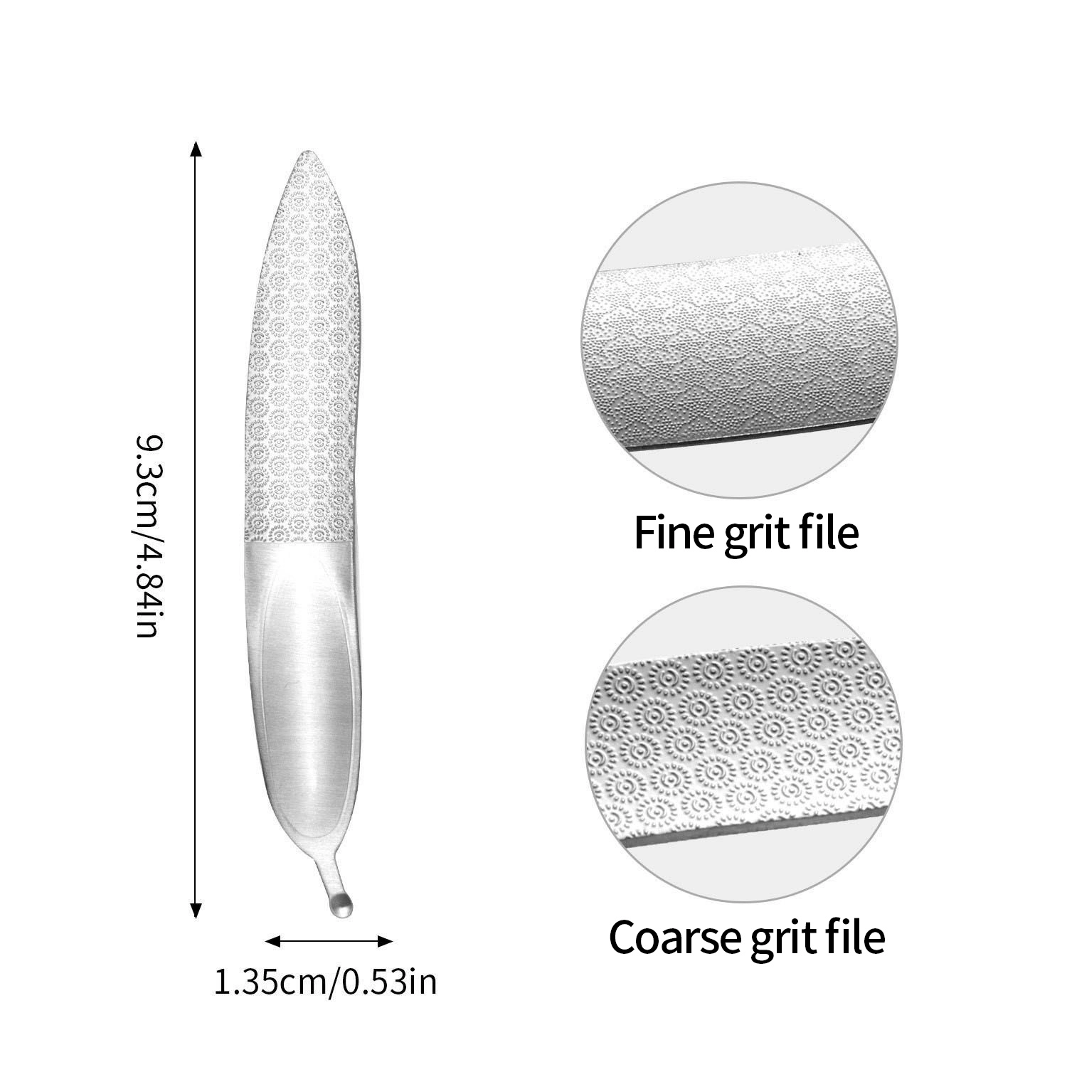 Heavy Duty Stainless Steel Nail File LNF 1235 (2)