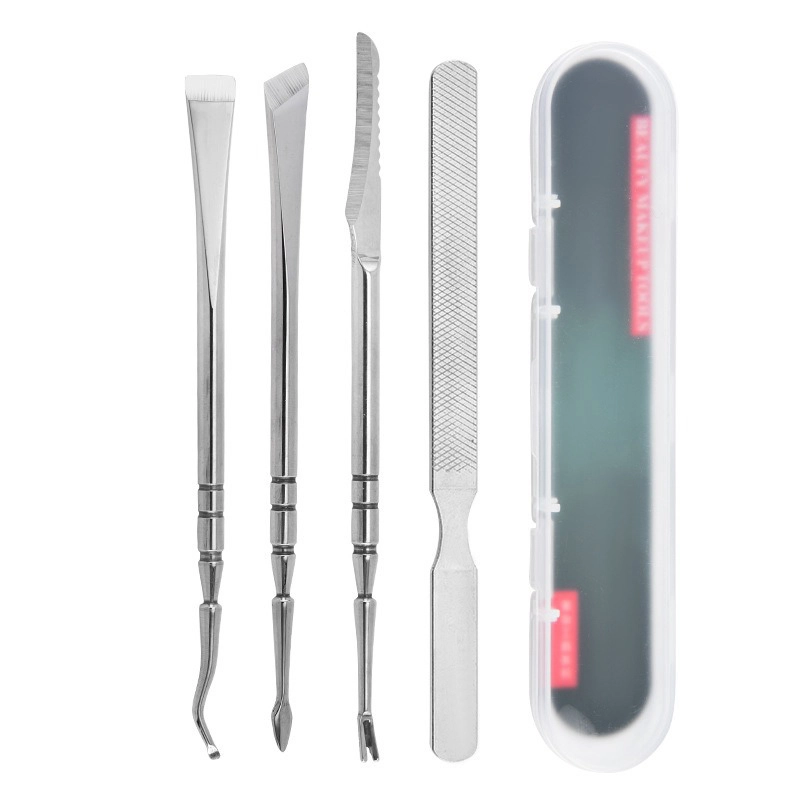 4Pcs Stainless Steel Pedicure Knife Set in Box GFK 5132