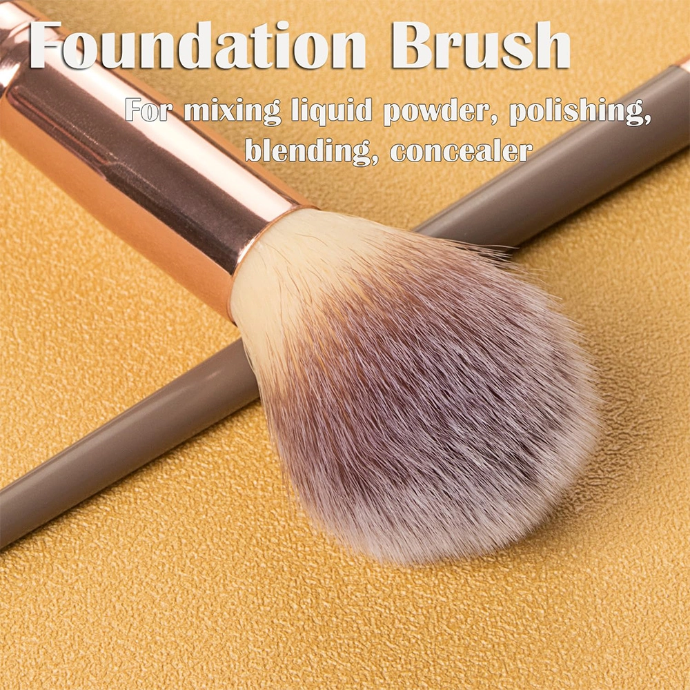 Professional Double Sided Cosmetic Brush for Foundation, Concealer, Eyeshadow & Eyebrow DSB 200