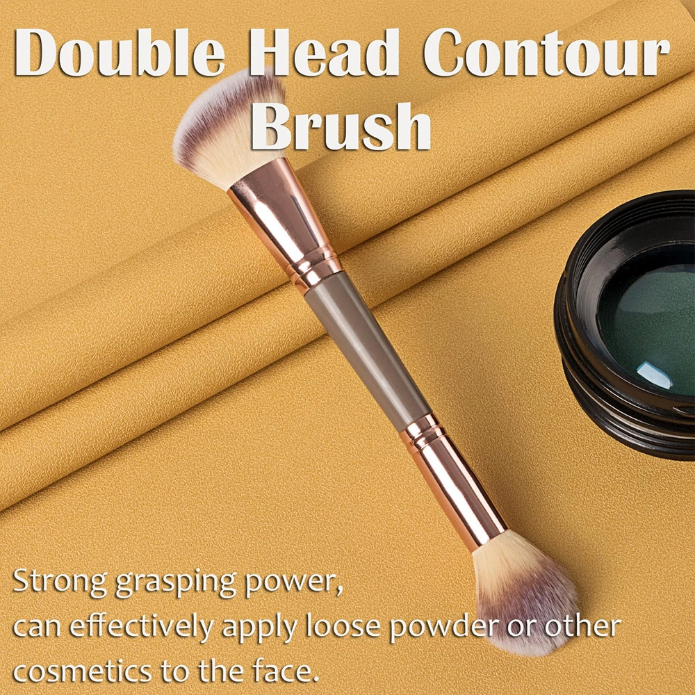 Professional Double Sided Cosmetic Brush for Foundation, Concealer, Eyeshadow & Eyebrow DSB 200