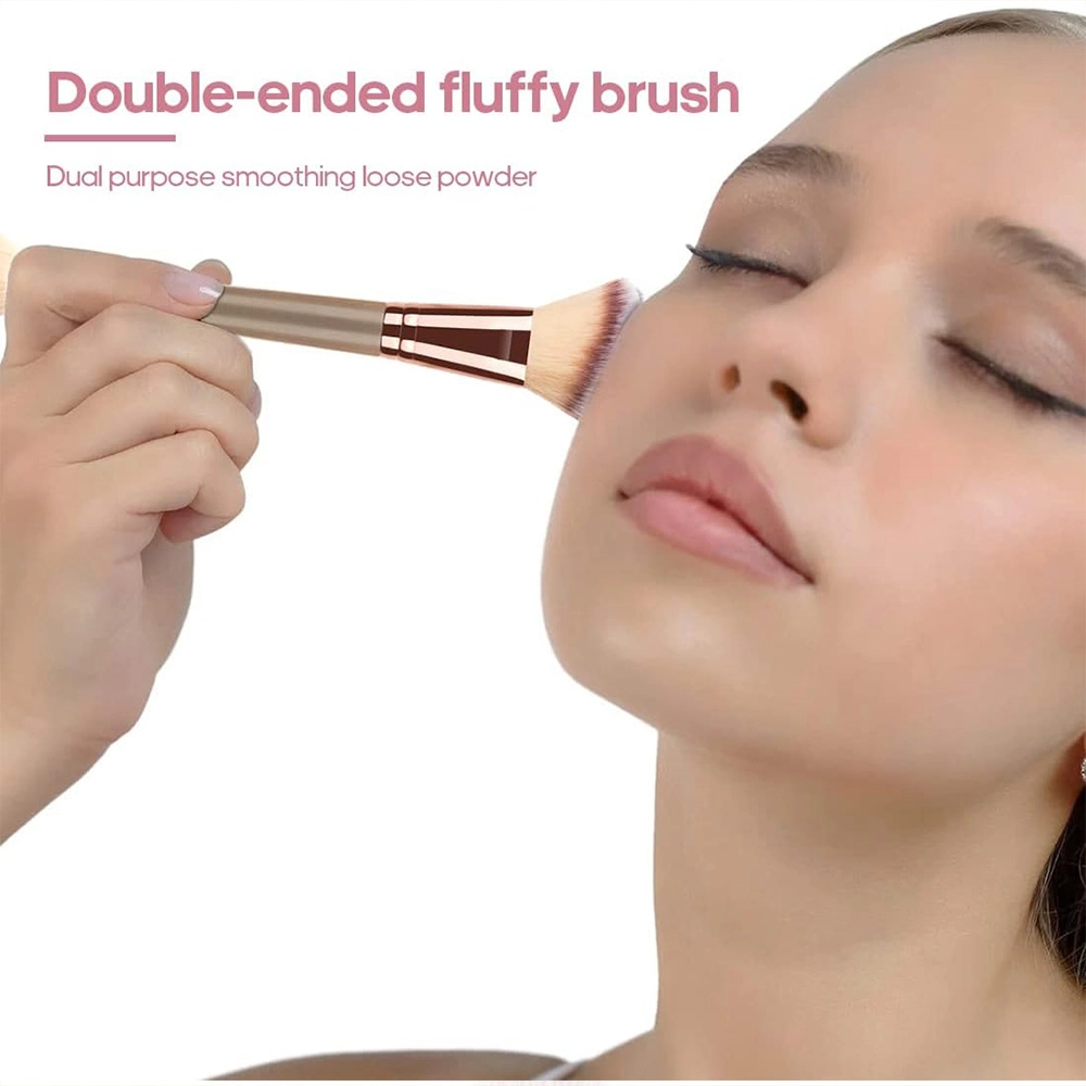 Professional Double Sided Cosmetic Brush for Foundation, Concealer, Eyeshadow & Eyebrow DSB 200
