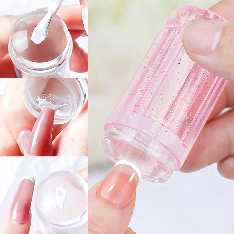 Wholesale Nail Stamping Stamper, Durable Jelly Stamp for Beauty Salon Supply TNS-02
